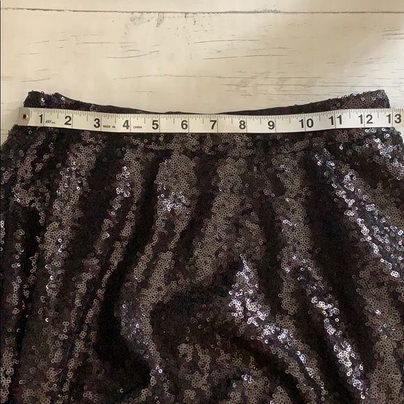 Black Sequined Skirt - Picture 7 of 9